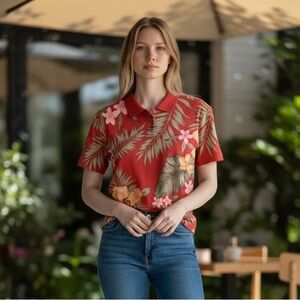 ❌ SOLD- Tommy Bahama silk polo